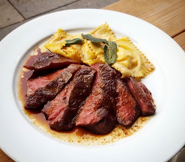 SRFTRF FRDY
seared flatty with that lobster rav baptized in veal jus and brown butter blessed with sage